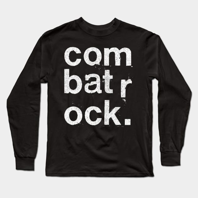 Combat ROck / The ClaSh Long Sleeve T-Shirt by DankFutura